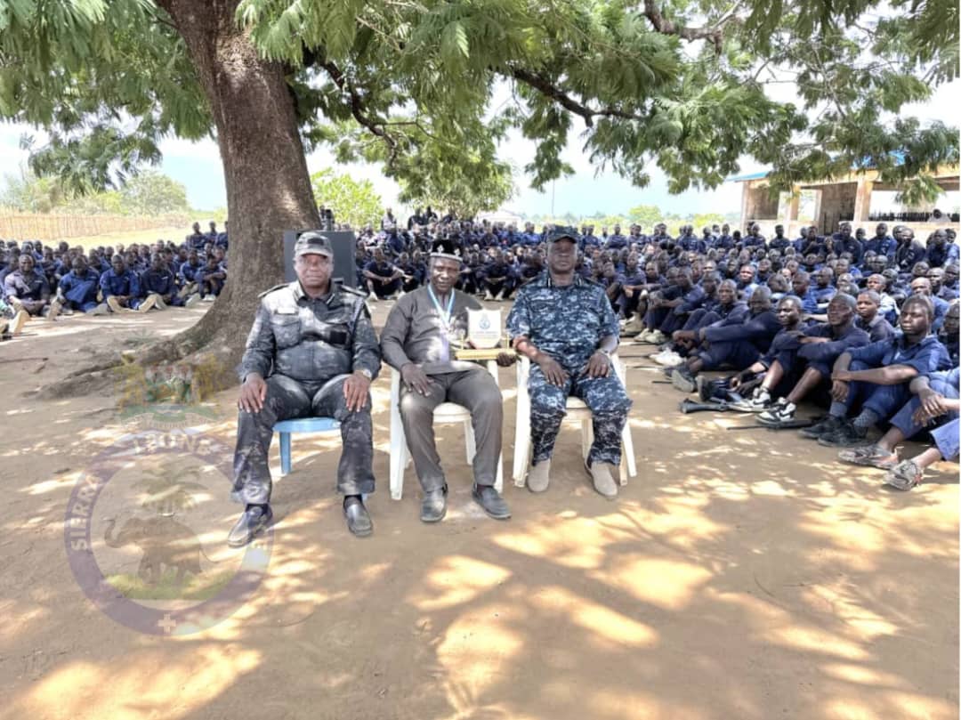 IGP SELLU ADMONISHES POLICE RECRUITS AT SAMU