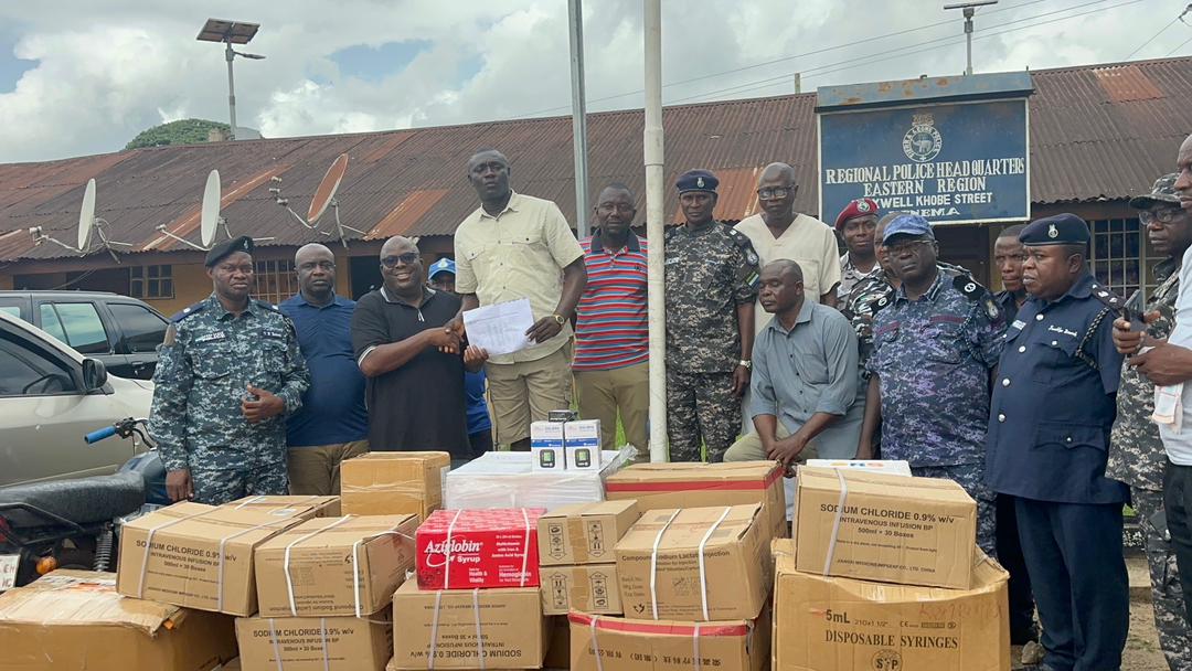 SLP BOOSTS OFFICERS’ WELFARE WITH MEDICAL SUPPLIES FOR SOUTH-EASTERN REGIONS