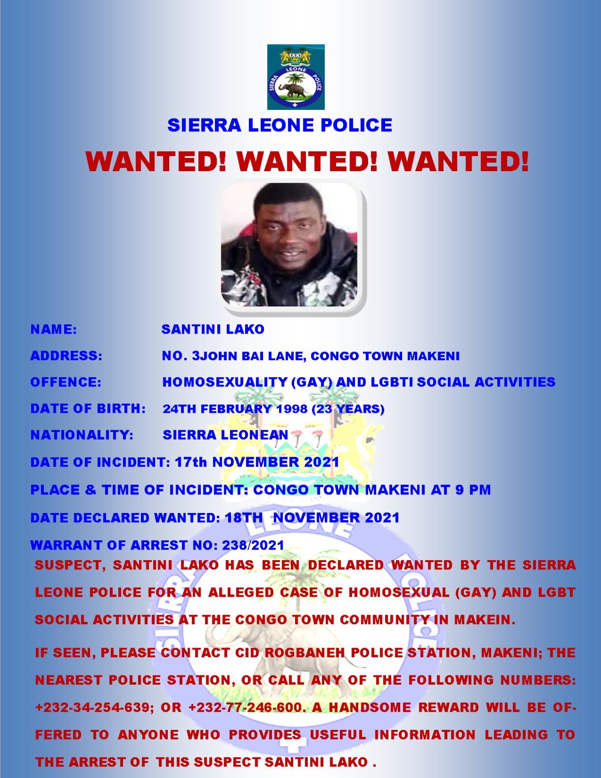 Wanted: WANTED NOTICE 04