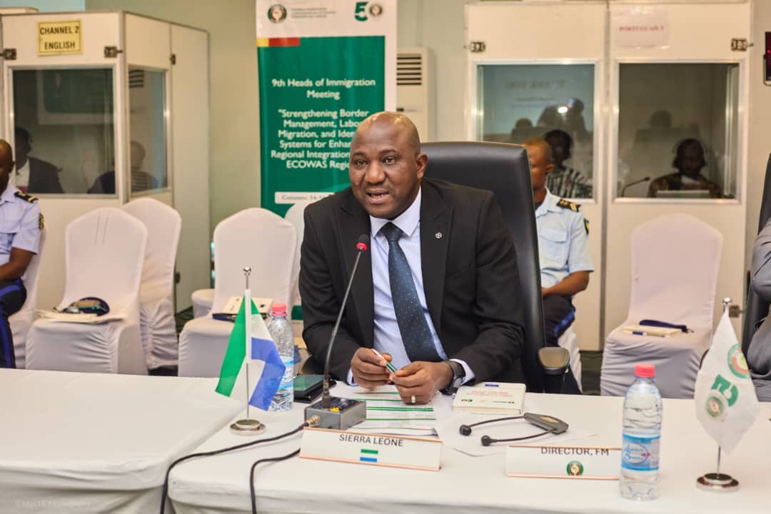 Chief Immigration Officer Represents Sierra Leone at 9th Heads of Immigration Meeting
