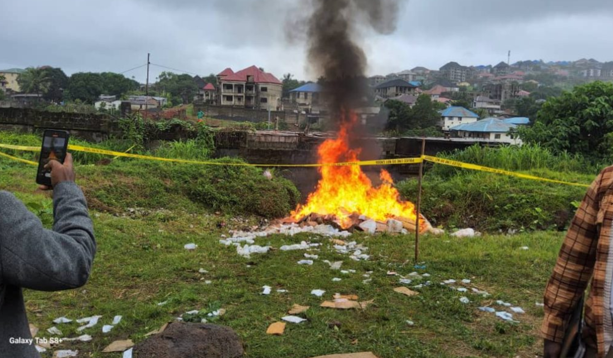 Report of seized-drugs destruction exercise at TOCU HQ, Hastings.29 December , 2025.