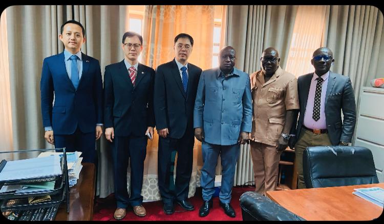 The Newly posted Chinese Ambassador to Sierra Leone pays Courtesy Call on the National Security Coordinator (NSCoord)