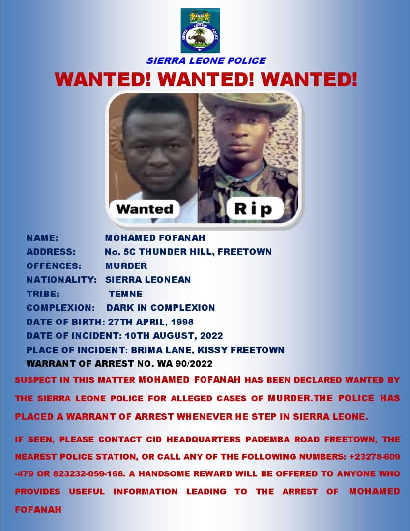 Wanted: WANTED NOTICE 10