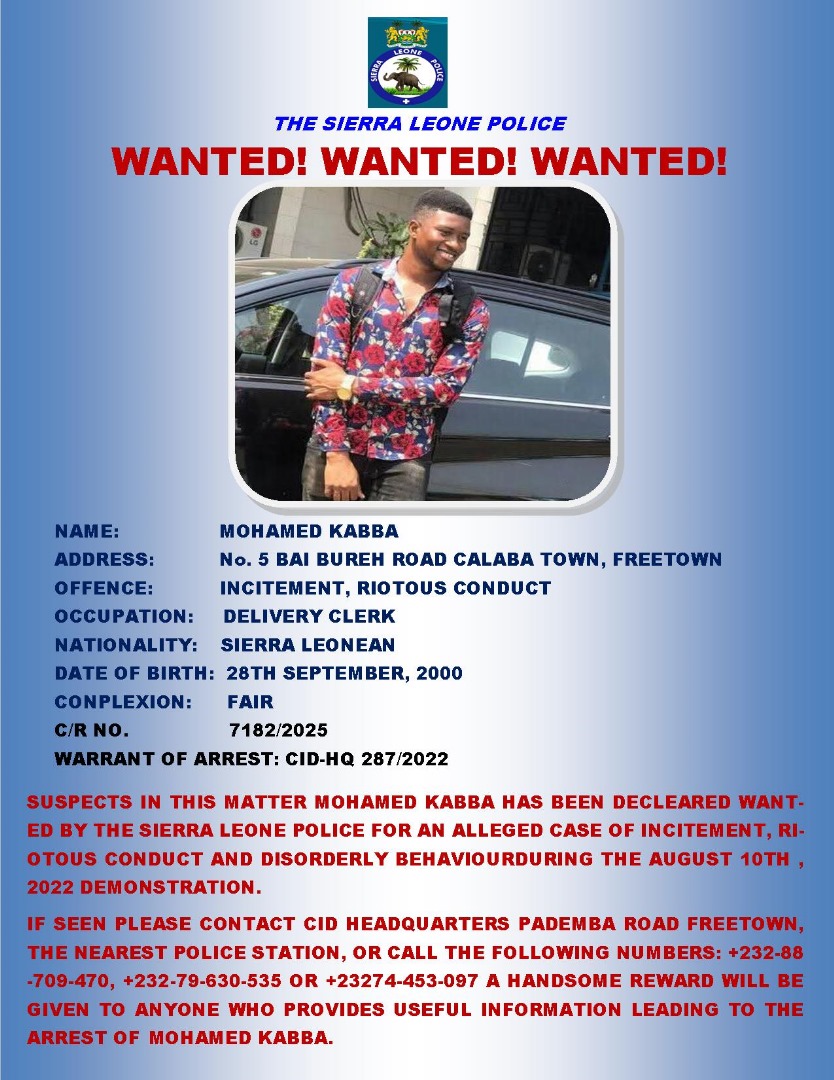 Wanted: WANTED NOTICE 03